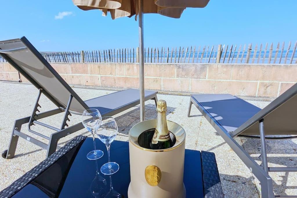 Appartement Pour 3 Personnes Sur La Plage Les Pieds Dans Leau Plonévez-Porzay Zewnętrze zdjęcie
