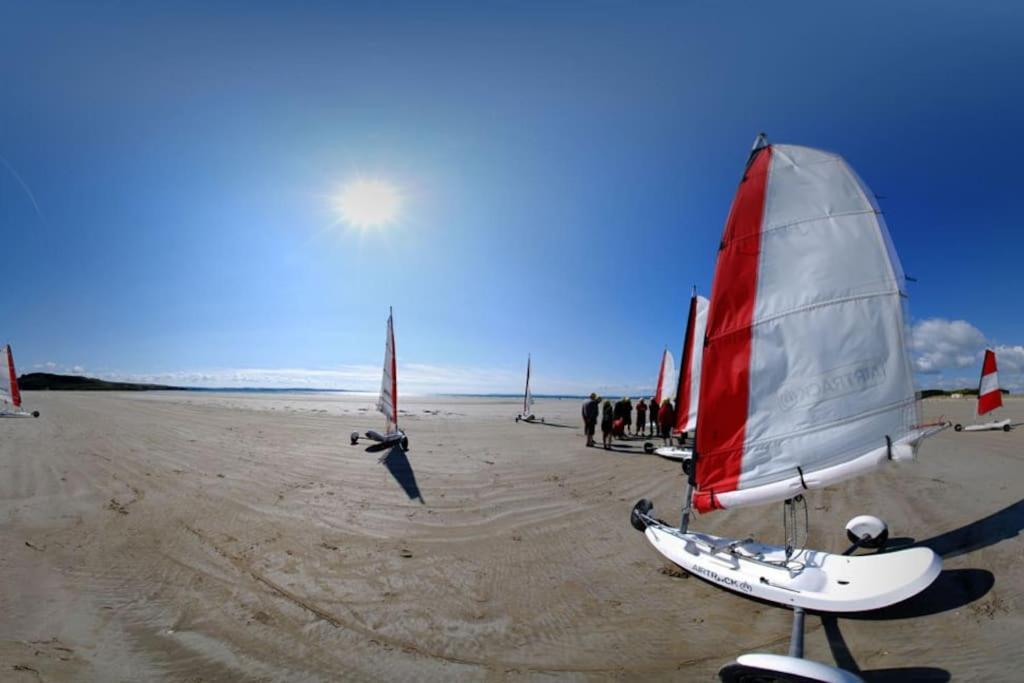 Appartement Pour 3 Personnes Sur La Plage Les Pieds Dans Leau Plonévez-Porzay Zewnętrze zdjęcie